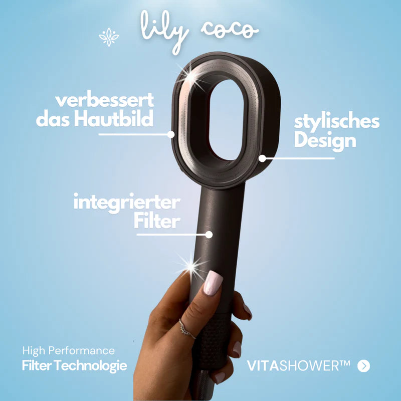 VitaShower™  Gesundheits Duschbrause mit Filter