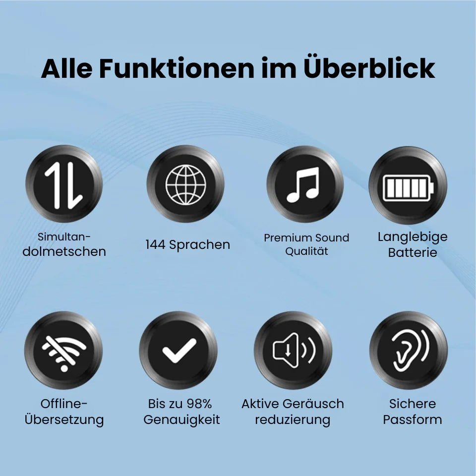 Novara- Ki- Kopfhörer mit direktem Übersetzer